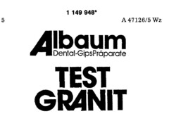Albaum TEST GRANIT Dental-GipsPräparate