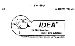 IDEA Für Schnäppchen immer eine gute Nase!