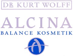 DR KURT WOLFF ALCINA BALANCE KOSMETIK