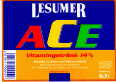 LESUMER ACE Vitamingetränk 14%