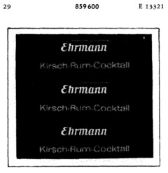 Ehrmann Kirsch-Rum-Cocktail