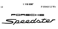 PORSCHE Speedster