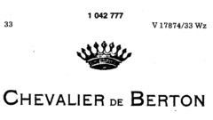 CHEVALIER DE BERTON