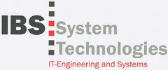 IBS System Technologies IT-Engineering and Systems