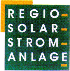 REGIO-SOLAR-STROM-ANLAGE