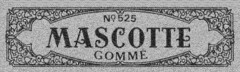 NO 525 MASCOTTE GOMME