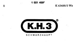 K.H.3 SCHWARZHAUPT