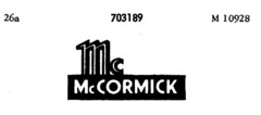 Mc McCORMICK
