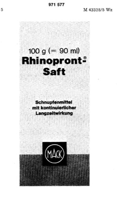 Rhinopront-Saft Mack