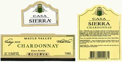 CASA SIERRA CHARDONNAY