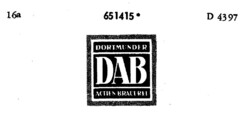 DAB DORTMUNDER ACTIEN BRAUEREI