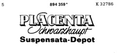 PLACENTA Schwarzhaupt Suspensata-Depot