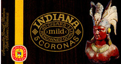 INDIANA 5 CORONAS mild GILDEMANN CIGARS