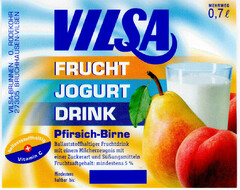 VILSA FRUCHT JOGURT DRINK Pfirsich-Birne