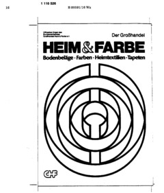 Der Großhandel HEIM&FARBE Bodenbeläge Farben Heimtextilien  Tapeten