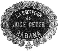 LA ESCEPCION DE JOSE GENER HABANA
