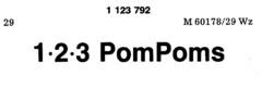 1 2 3 PomPoms