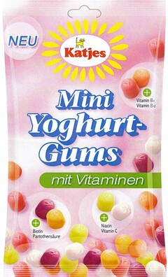 Katjes Mini Yoghurt-Gums mit Vitaminen