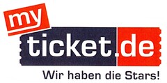 my ticket.de Wir haben die Stars!