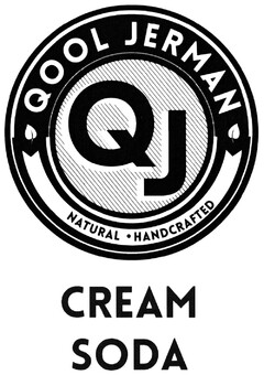 QJ QOOL JERMAN NATURAL · HANDCRAFTED CREAM SODA