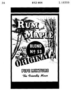 RUM and MAPLE BLEND No. 53