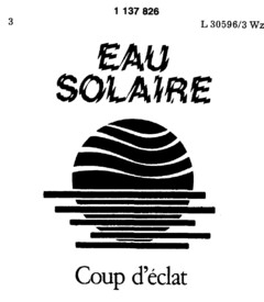 EAU SOLAIRE Coup d`eclat