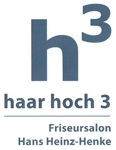 h³ haar hoch 3 Friseursalon Hans Heinz-Henke