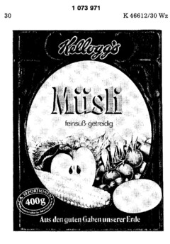 Kellogg`s Müsli feinsüß getreidig