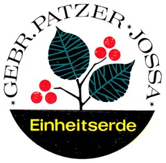 GEBR.PATZER JOSSA Einheitserde