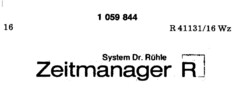Zeitmanager System Dr. Rühle