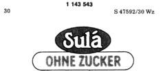 Sulà OHNE ZUCKER