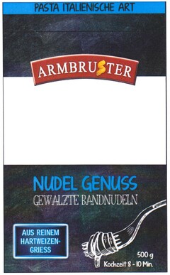 ARMBRUSTER NUDEL GENUSS PASTA ITALIENISCHE ART