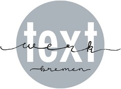 text week bremen