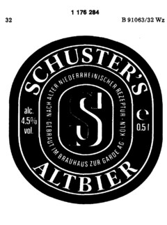 SCHUSTER'S ALTBIER