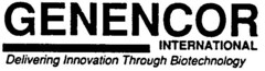 GENENCOR INTERNATIONAL