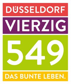 DÜSSELDORF VIERZIG 549 DAS BUNTE LEBEN.