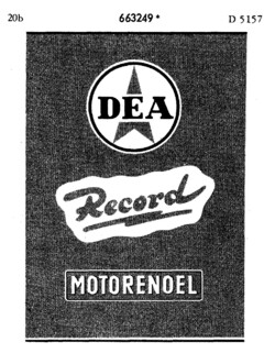DEA Record MOTORENOEL