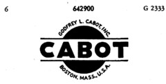 CABOT GODFREY L. CABOT, INC.