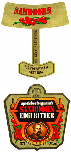 Apotheker Stegmann`s SANDDORN EDELBITTER