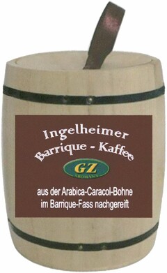 Ingelheimer Barrique - Kaffee GZ AROMANY aus der Arabica-Caracol-Bohne im Barrique-Fass nachgereift