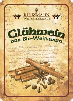 KUNZMANN WEINKELLEREI Glühwein aus Bio-Weißwein