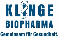 KLINGE BIOPHARMA Gemeinsam für Gesundheit.