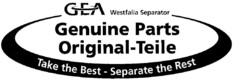GEA Westfalia Separator Genuine Parts Original-Teile