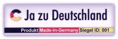 Ja zu Deutschland Produkt Made-in-Germany Siegel ID: 001