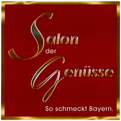 Salon der Genüsse So schmeckt Bayern