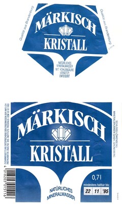 MÄRKISCH KRISTALL NATÜRLICHES MINERALWASSER