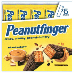 Peanutfinger crispy, cramy, peanut-buttery! mit erdnusbutter FERRERO