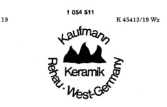 Kaufmann Keramik Rehau West-Germany