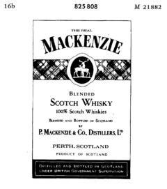 THE REAL MACKENZIE BLENDED SCOTCH WHISKY