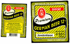 EXPORT Premium GERMAN BEER 12° Sonderklasse